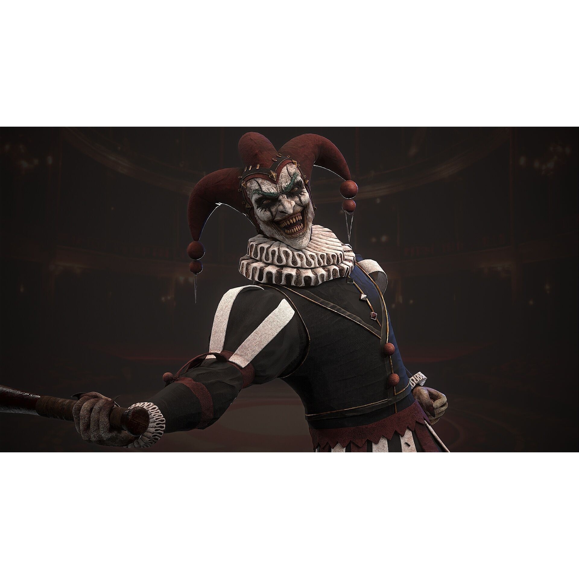 Clown Monster - Low-Poly Game-Ready 3D Model - View 17