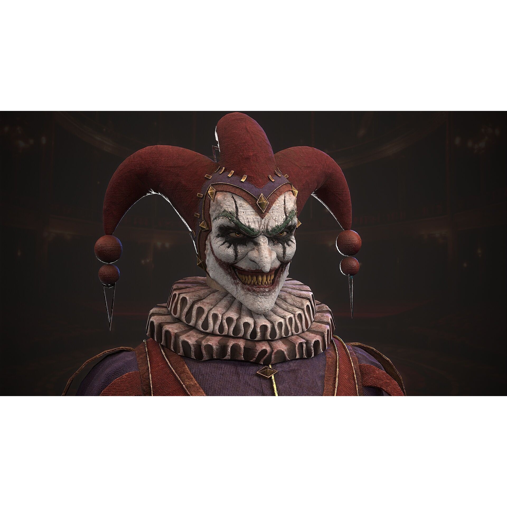 Clown Monster - Low-Poly Game-Ready 3D Model - View 3