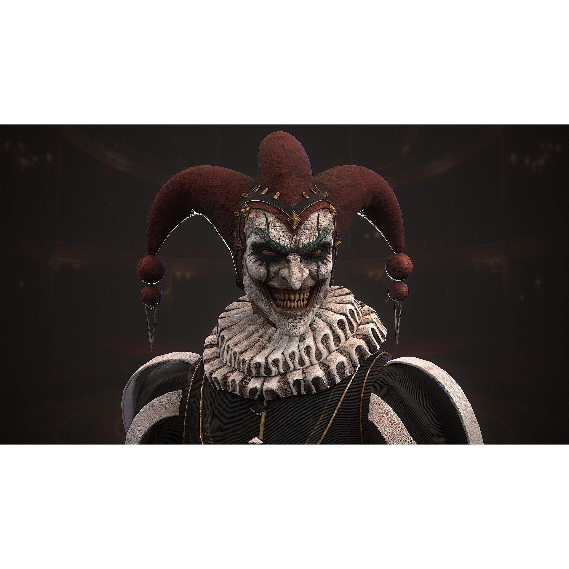 Clown Monster - Low-Poly Game-Ready 3D Model - View 4