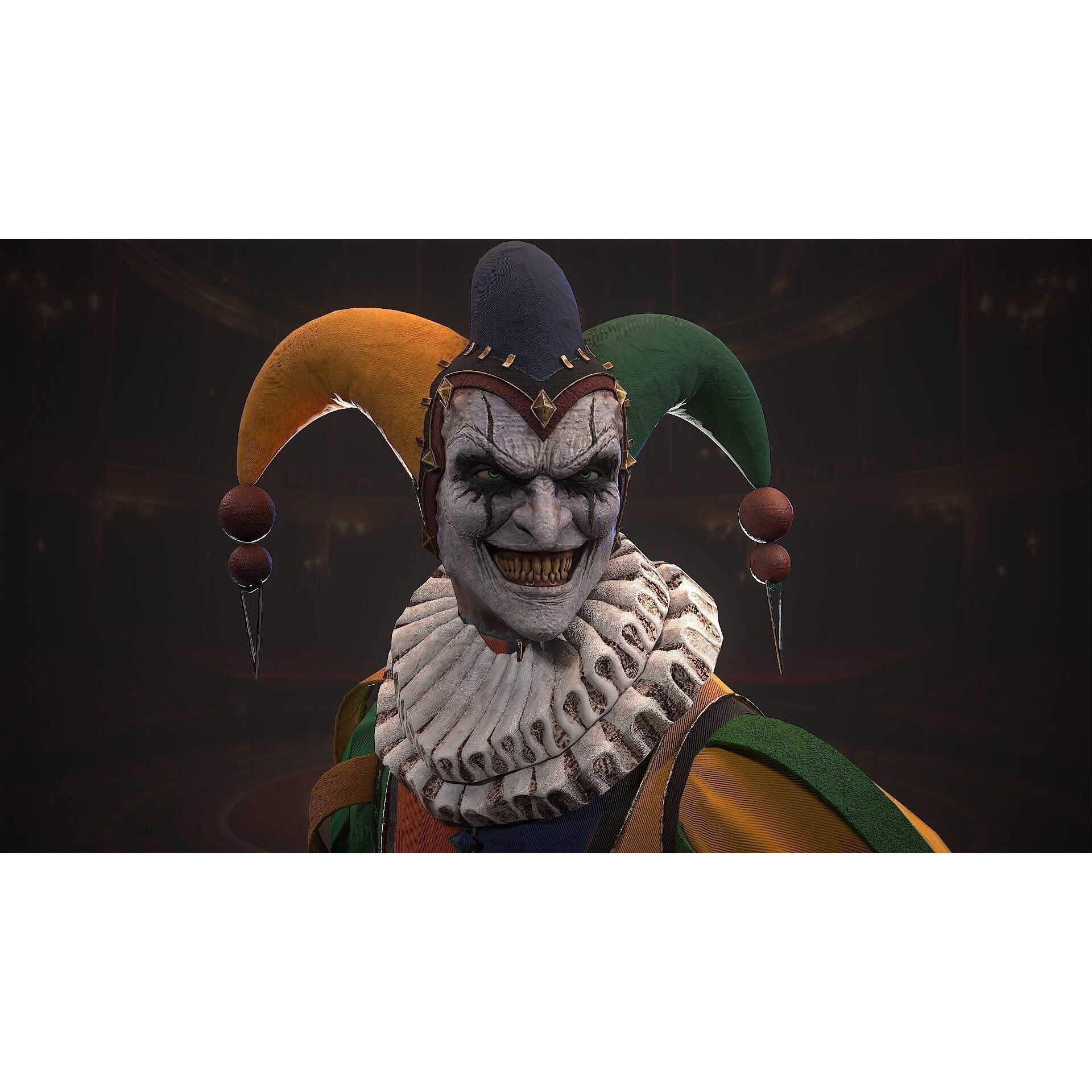 Clown Monster - Low-Poly Game-Ready 3D Model - View 5