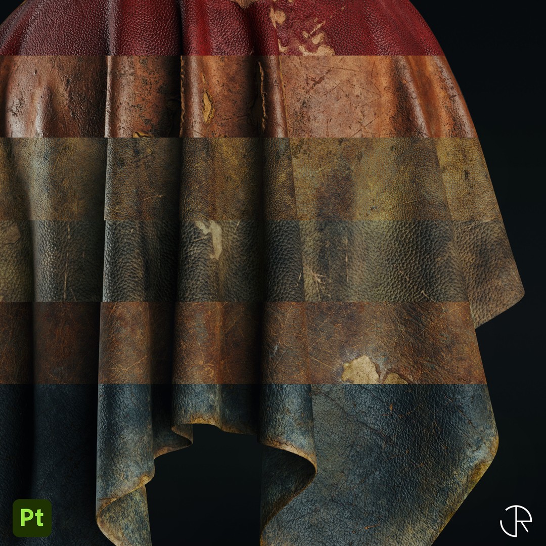 Cloth Damaged Smart Materials 3D Model – High-Detail Textures, PBR - View 5