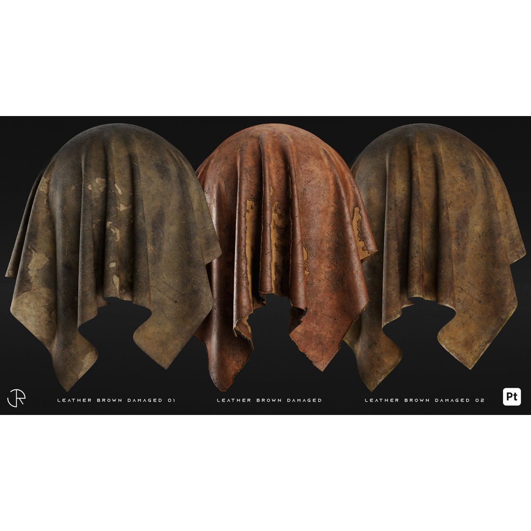 Cloth Damaged Smart Materials 3D Model – High-Detail Textures, PBR - View 6