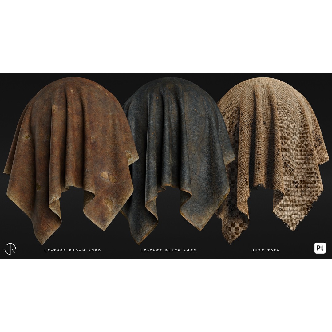 Cloth Damaged Smart Materials 3D Model – High-Detail Textures, PBR - View 7