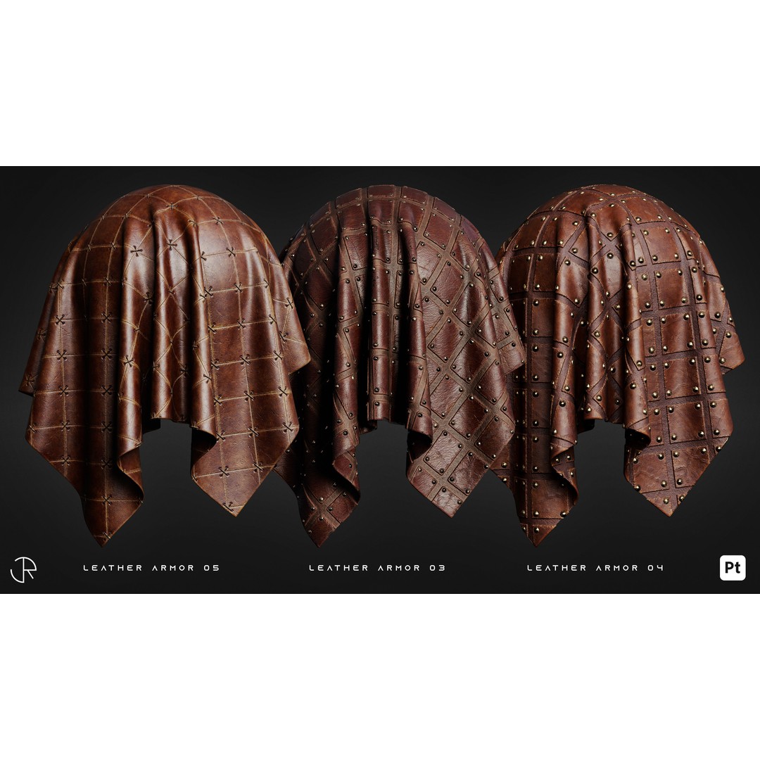 Medieval Fabric and Leather 3D Model – Smart Materials for Substance Painter - View 12