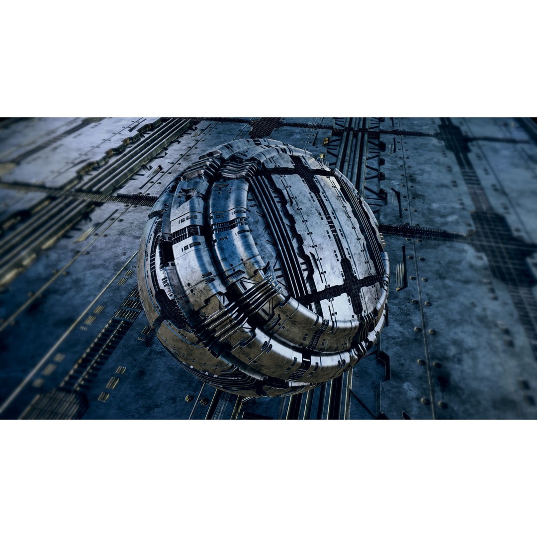 13 Sci-Fi PBR Materials 3D Model – High Quality Textures for Substance - View 11