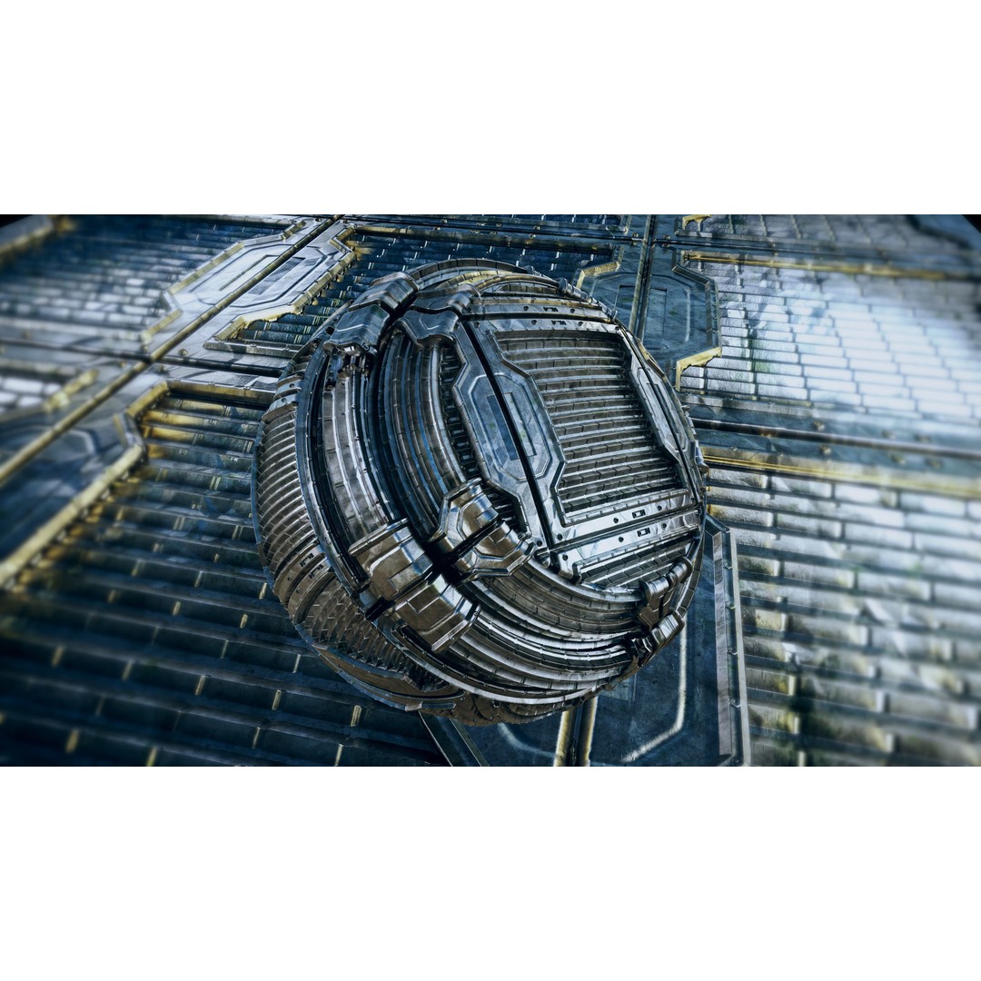 13 Sci-Fi PBR Materials 3D Model – High Quality Textures for Substance - View 13