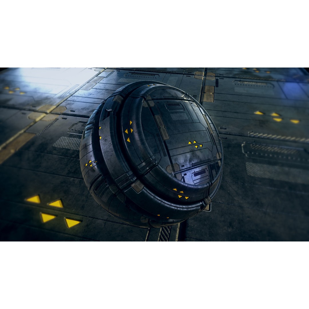 13 Sci-Fi PBR Materials 3D Model – High Quality Textures for Substance - View 5