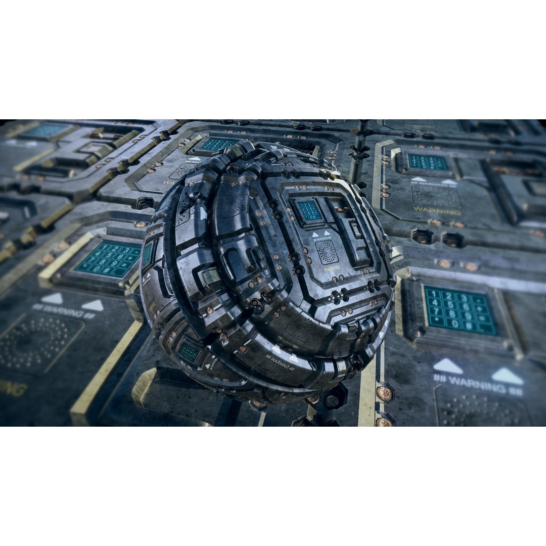 13 Sci-Fi PBR Materials 3D Model – High Quality Textures for Substance - View 7