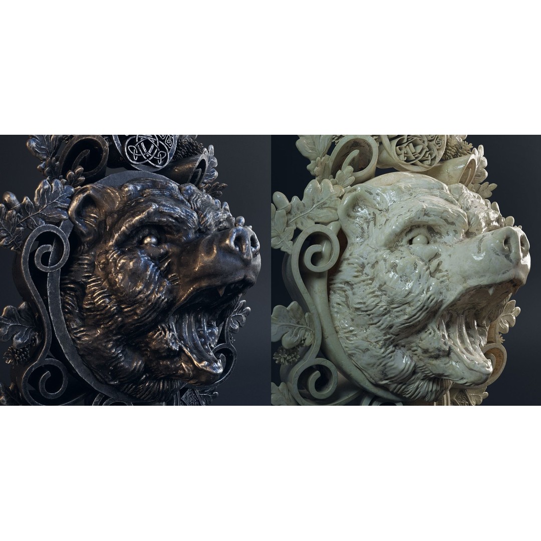 100 C4D Redshift Advanced Materials 3D Model – High-Quality Textures, .lib4d - View 3