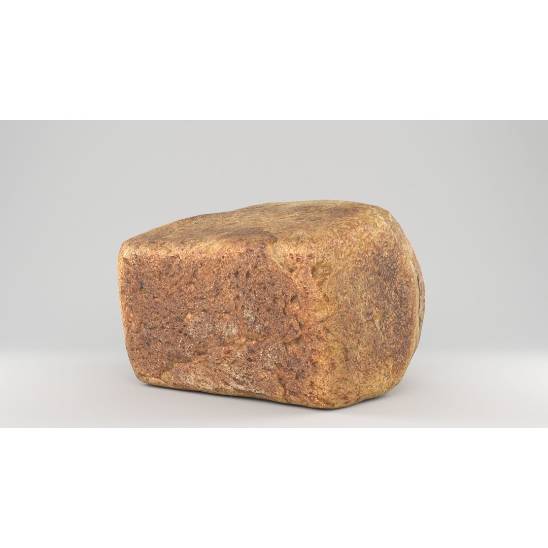 Photorealistic Bread 3D Model – Low Poly PBR Asset, FBX - View 10