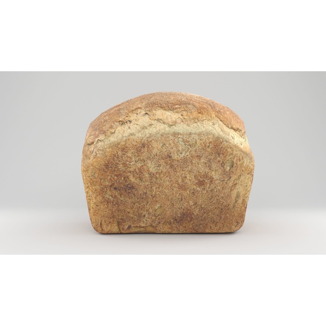 Photorealistic Bread 3D Model – Low Poly PBR Asset, FBX - View 5