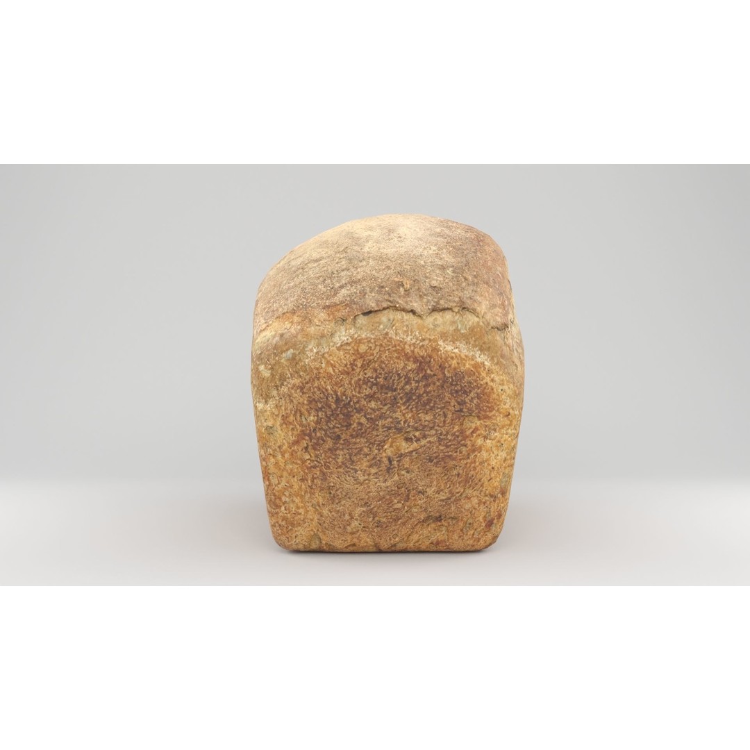 Photorealistic Bread 3D Model – Low Poly PBR Asset, FBX - View 6