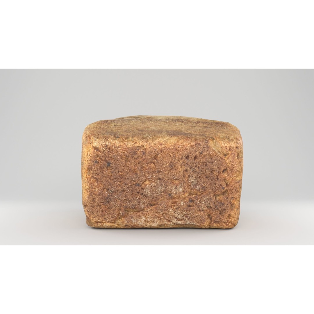 Photorealistic Bread 3D Model – Low Poly PBR Asset, FBX - View 7