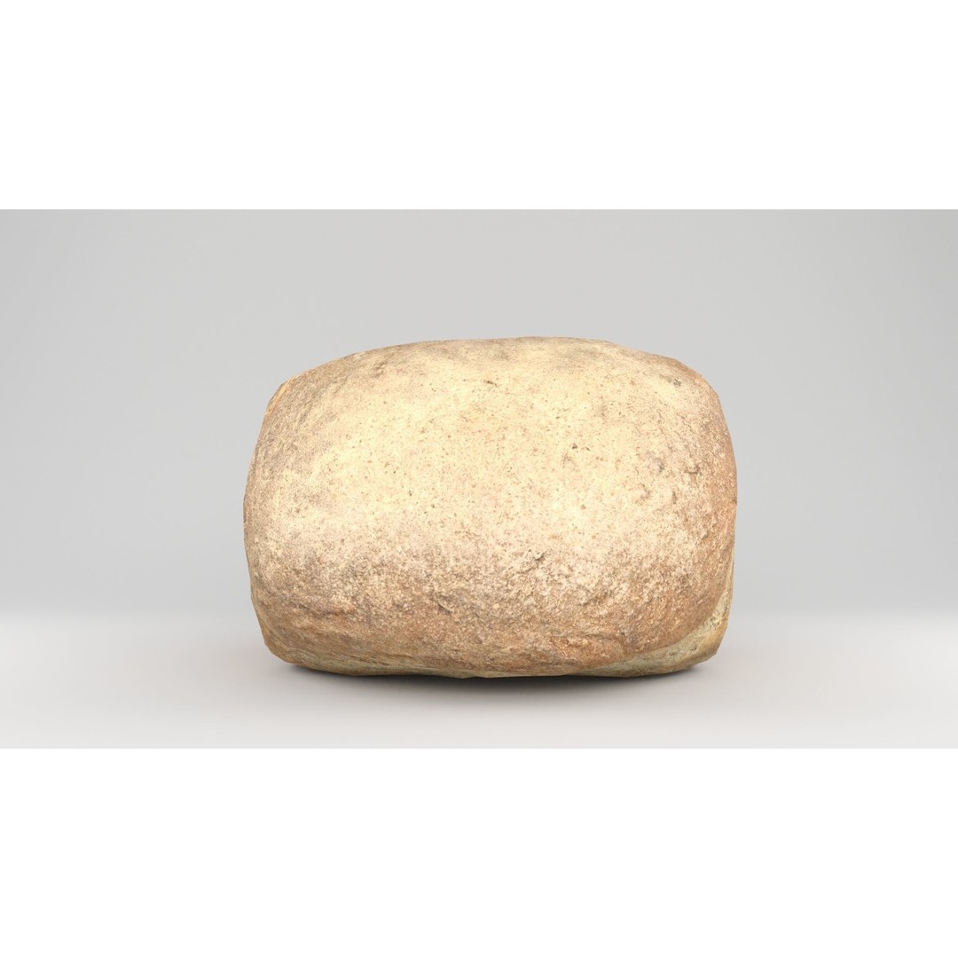 Photorealistic Bread 3D Model – Low Poly PBR Asset, FBX - View 8