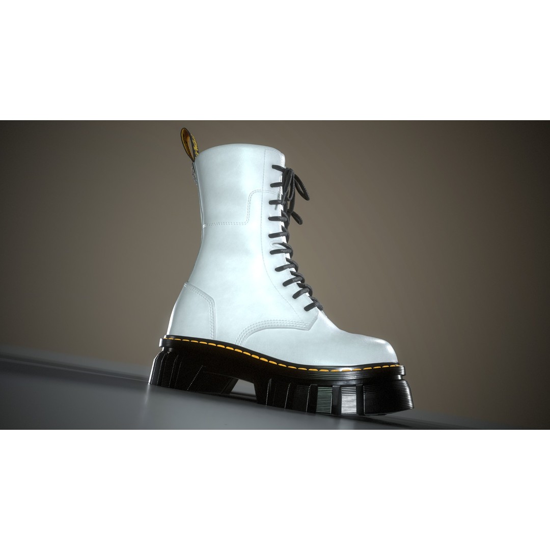 Dr. Martens Audrick MID 3D Model – Low Poly Game Asset, PBR Textures - View 15