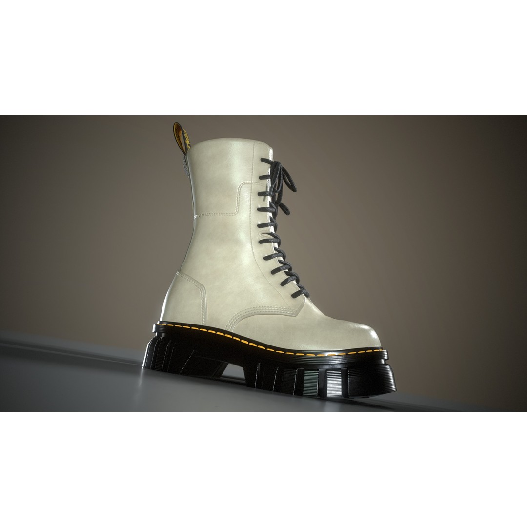 Dr. Martens Audrick MID 3D Model – Low Poly Game Asset, PBR Textures - View 20