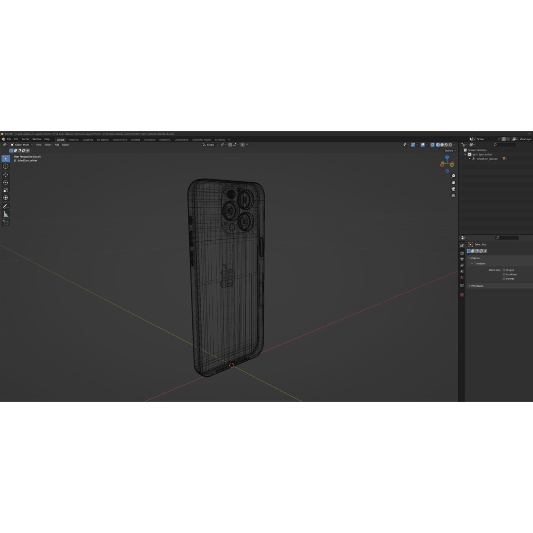 Apple iPhone 15 Pro Max 3D Model – High Poly PBR Asset, FBX, OBJ - View 21