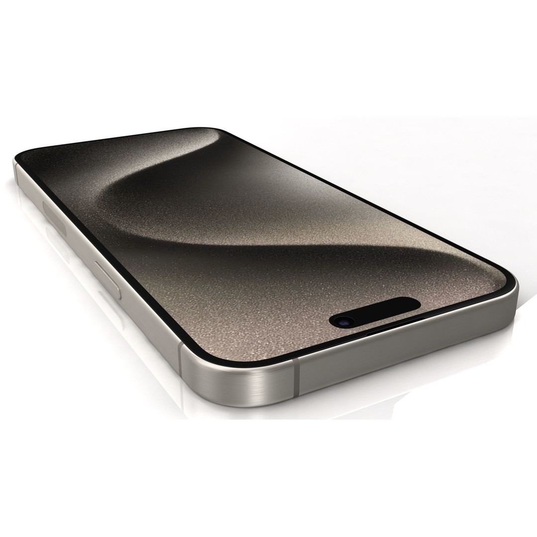 Apple iPhone 15 Pro Max 3D Model – High Poly PBR Asset, FBX, OBJ - View 9