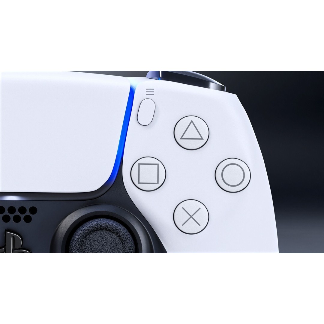 Sony DualSense Controller 3D Model – PBR Game Asset, FBX, OBJ - View 11