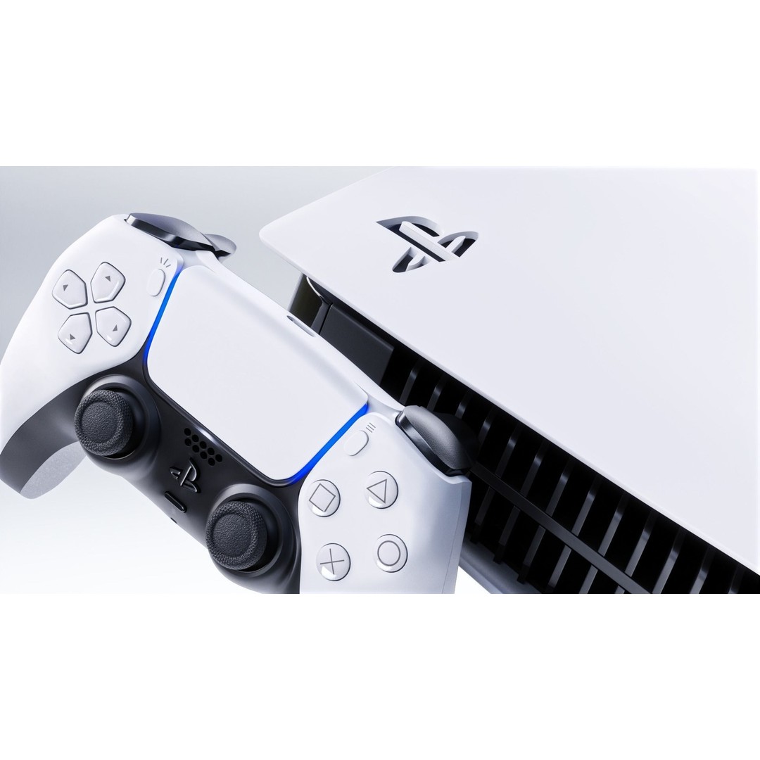 Sony DualSense Controller 3D Model – PBR Game Asset, FBX, OBJ - View 12