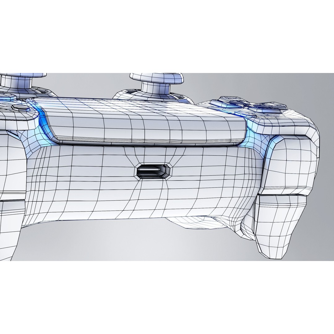 Sony DualSense Controller 3D Model – PBR Game Asset, FBX, OBJ - View 14