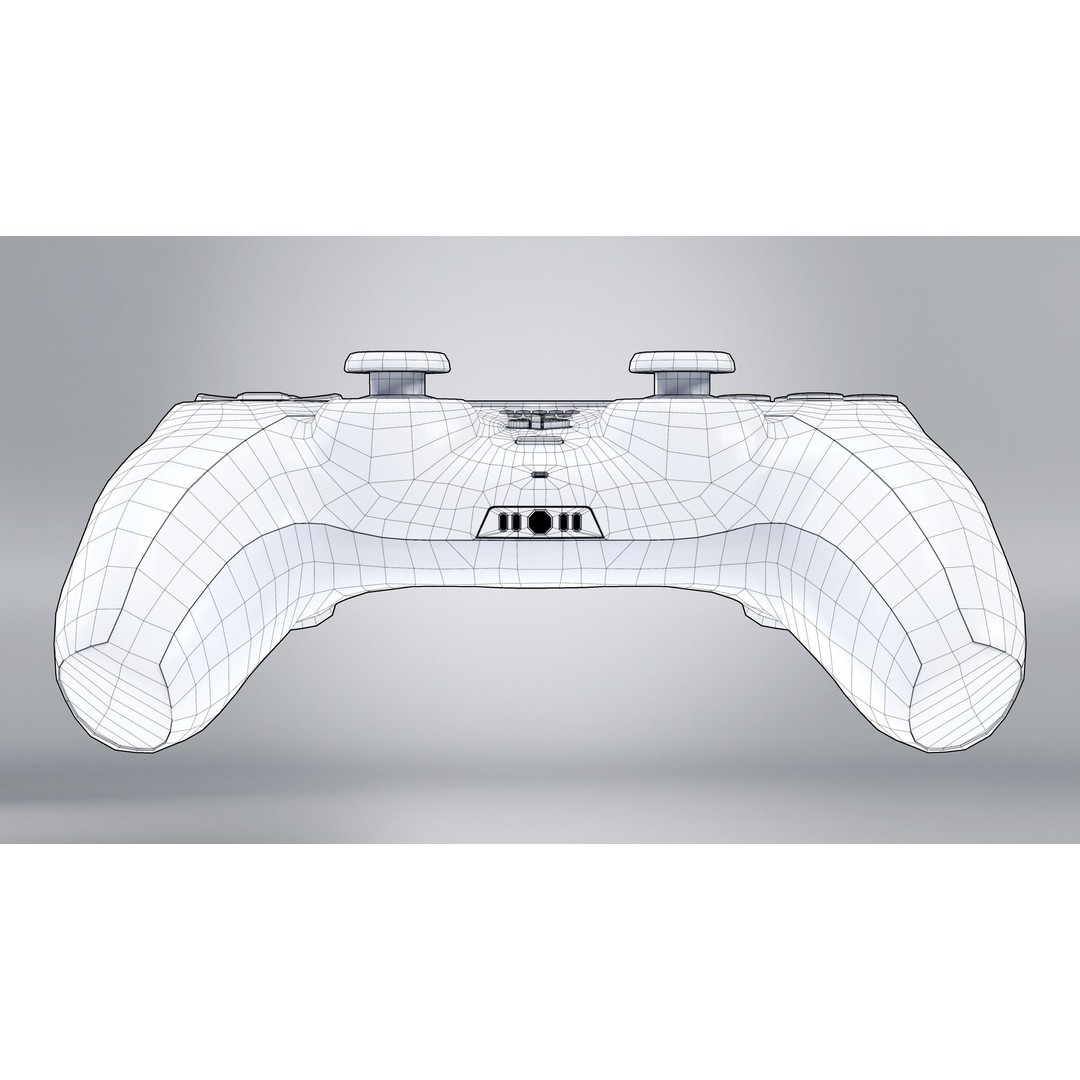 Sony DualSense Controller 3D Model – PBR Game Asset, FBX, OBJ - View 15