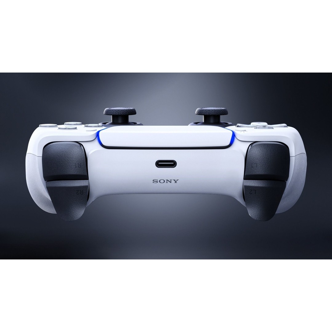 Sony DualSense Controller 3D Model – PBR Game Asset, FBX, OBJ - View 6
