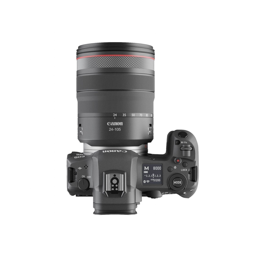 Canon EOS R5 3D Model – Low Poly Game-Ready Camera, FBX & OBJ - View 19