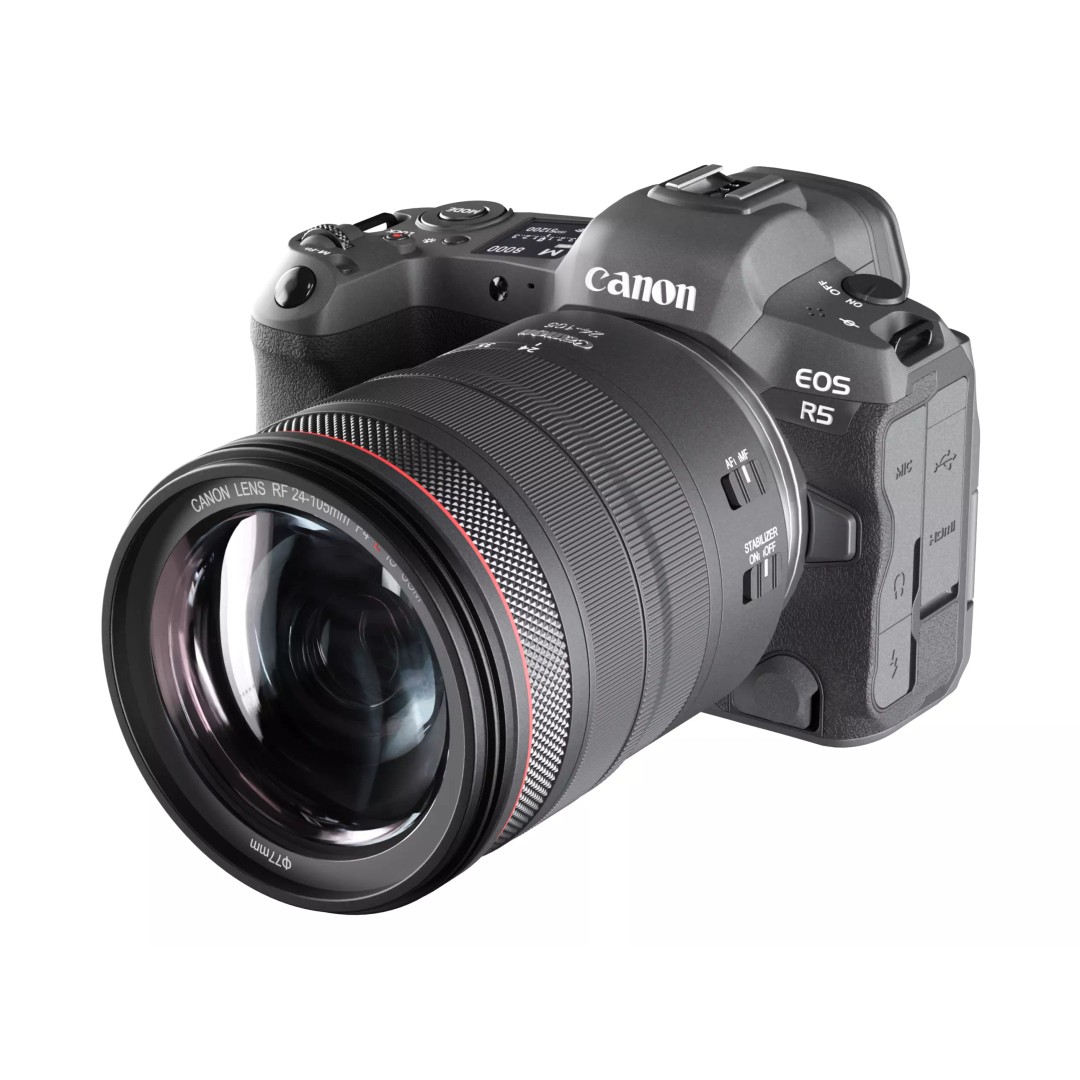 Canon EOS R5 3D Model – Low Poly Game-Ready Camera, FBX & OBJ - View 2