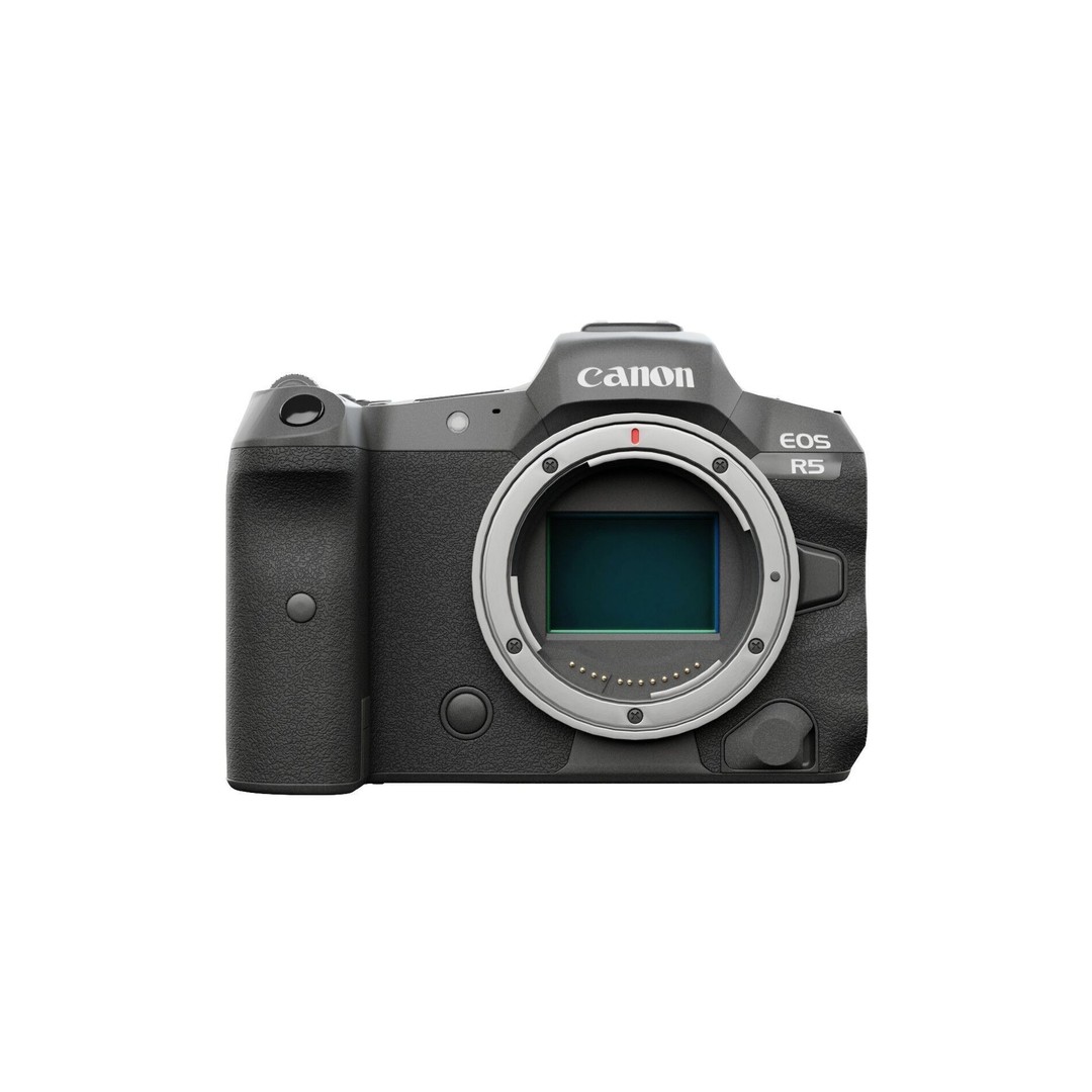 Canon EOS R5 3D Model – Low Poly Game-Ready Camera, FBX & OBJ - View 23