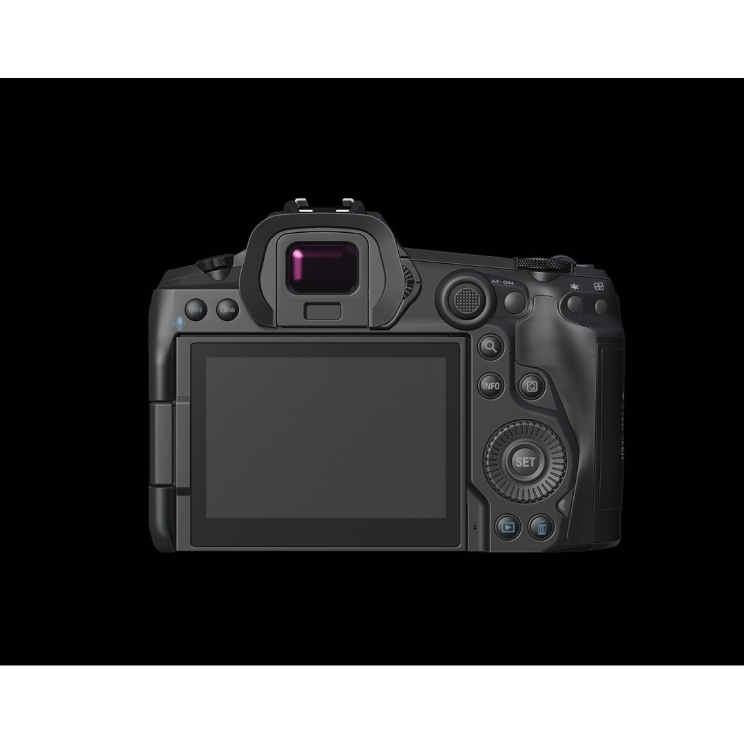 Canon EOS R5 3D Model – Low Poly Game-Ready Camera, FBX & OBJ - View 25