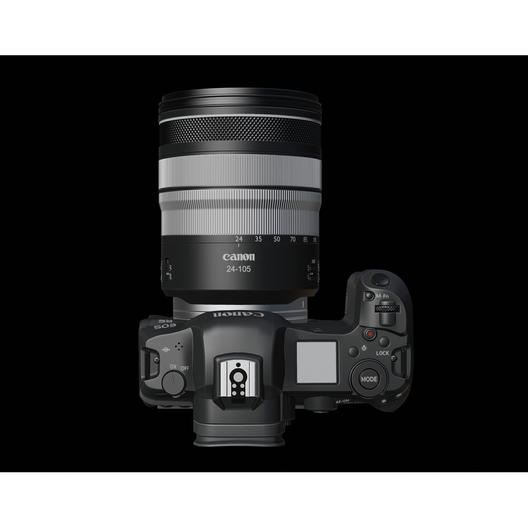 Canon EOS R5 3D Model – Low Poly Game-Ready Camera, FBX & OBJ - View 26