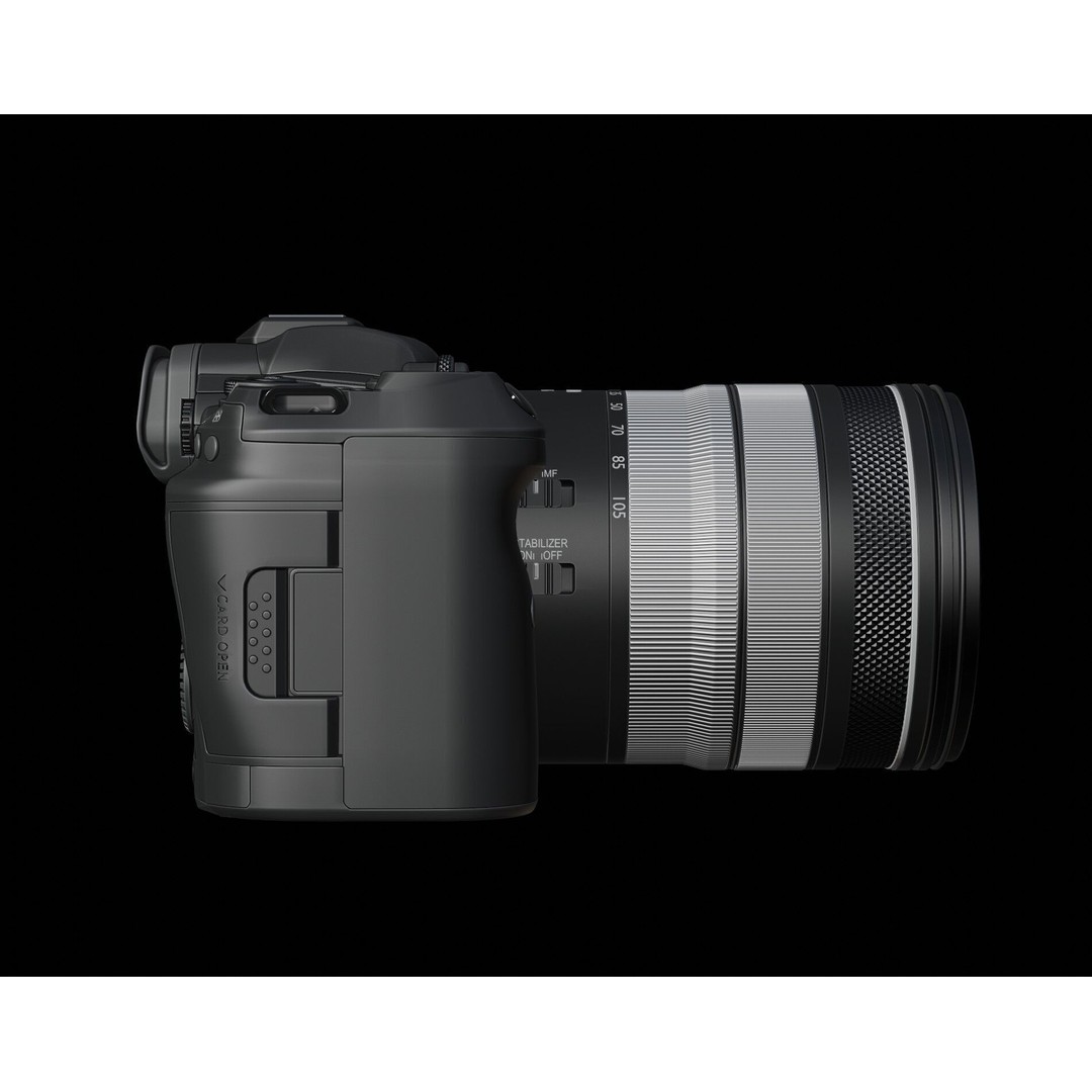 Canon EOS R5 3D Model – Low Poly Game-Ready Camera, FBX & OBJ - View 28