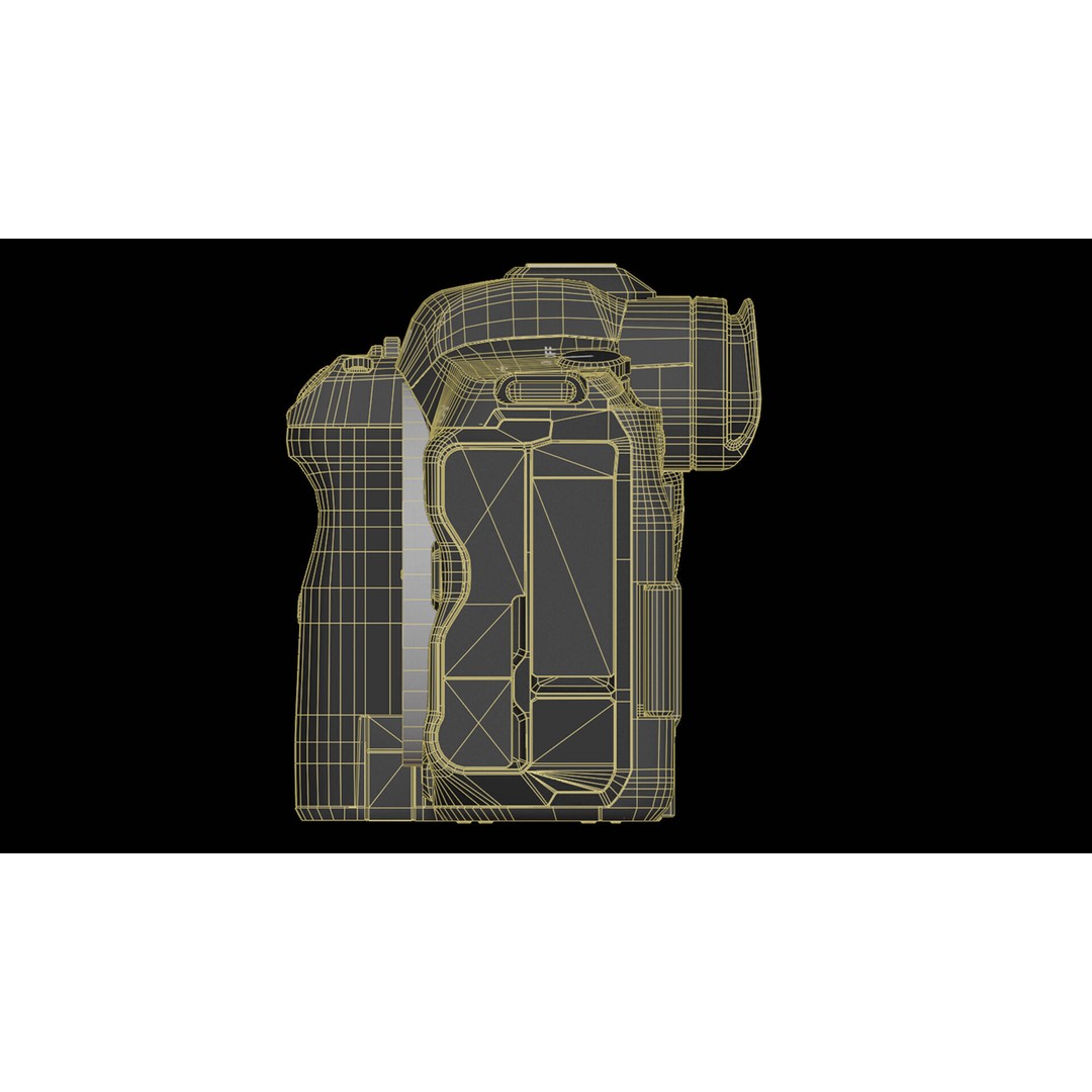 Canon EOS R5 3D Model – Low Poly Game-Ready Camera, FBX & OBJ - View 37