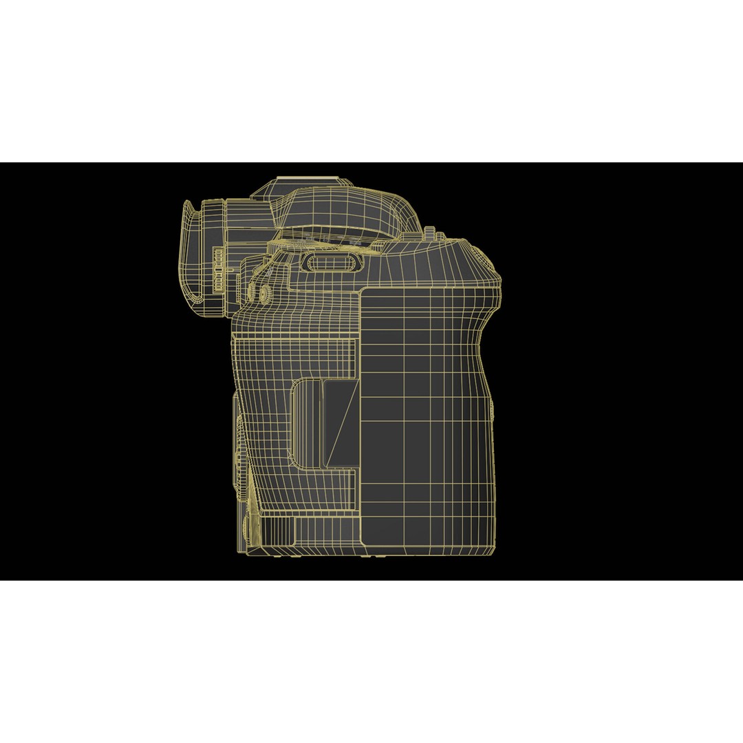 Canon EOS R5 3D Model – Low Poly Game-Ready Camera, FBX & OBJ - View 41