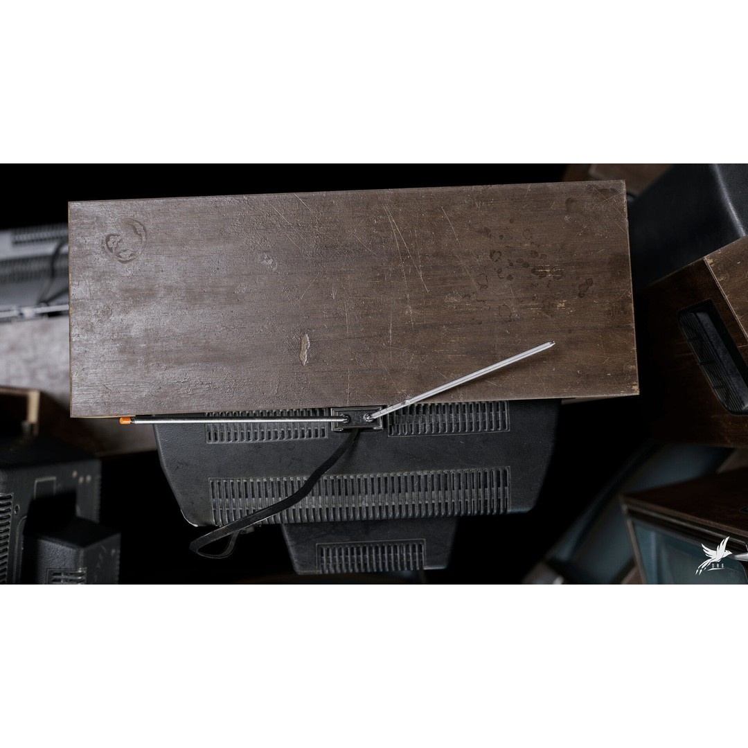 Old Retro TV 3D Model – Low Poly Vintage Electronics, FBX - View 5