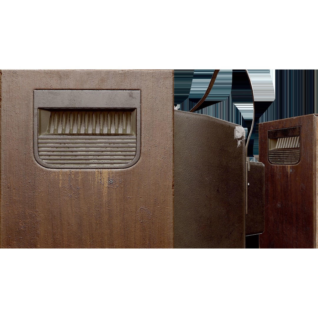 Old Retro TV 3D Model – Low Poly Vintage Electronics, FBX - View 8