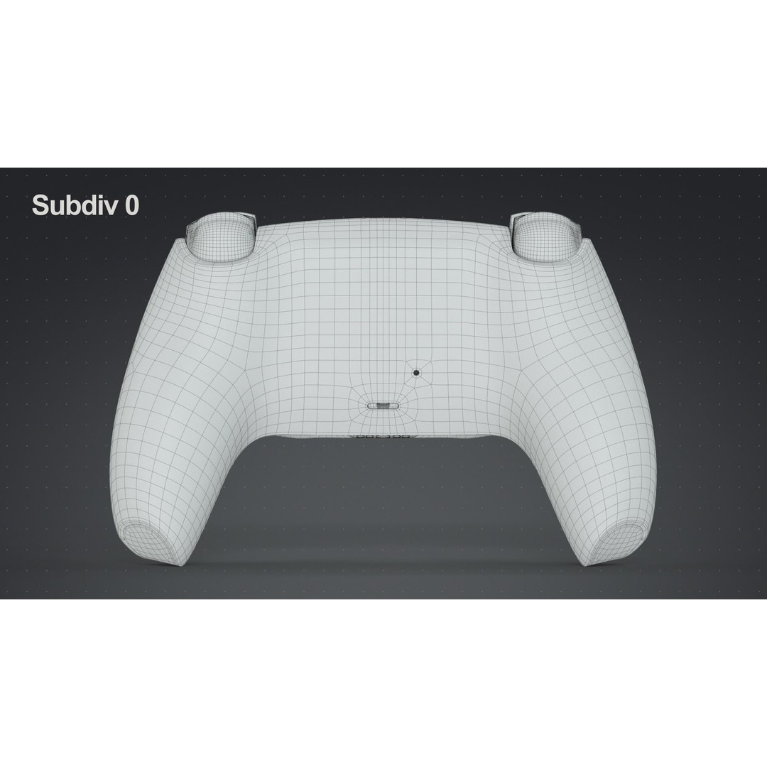 Dualsense Wireless Controller 3D Model – High Poly Game Asset, FBX, PBR - View 25