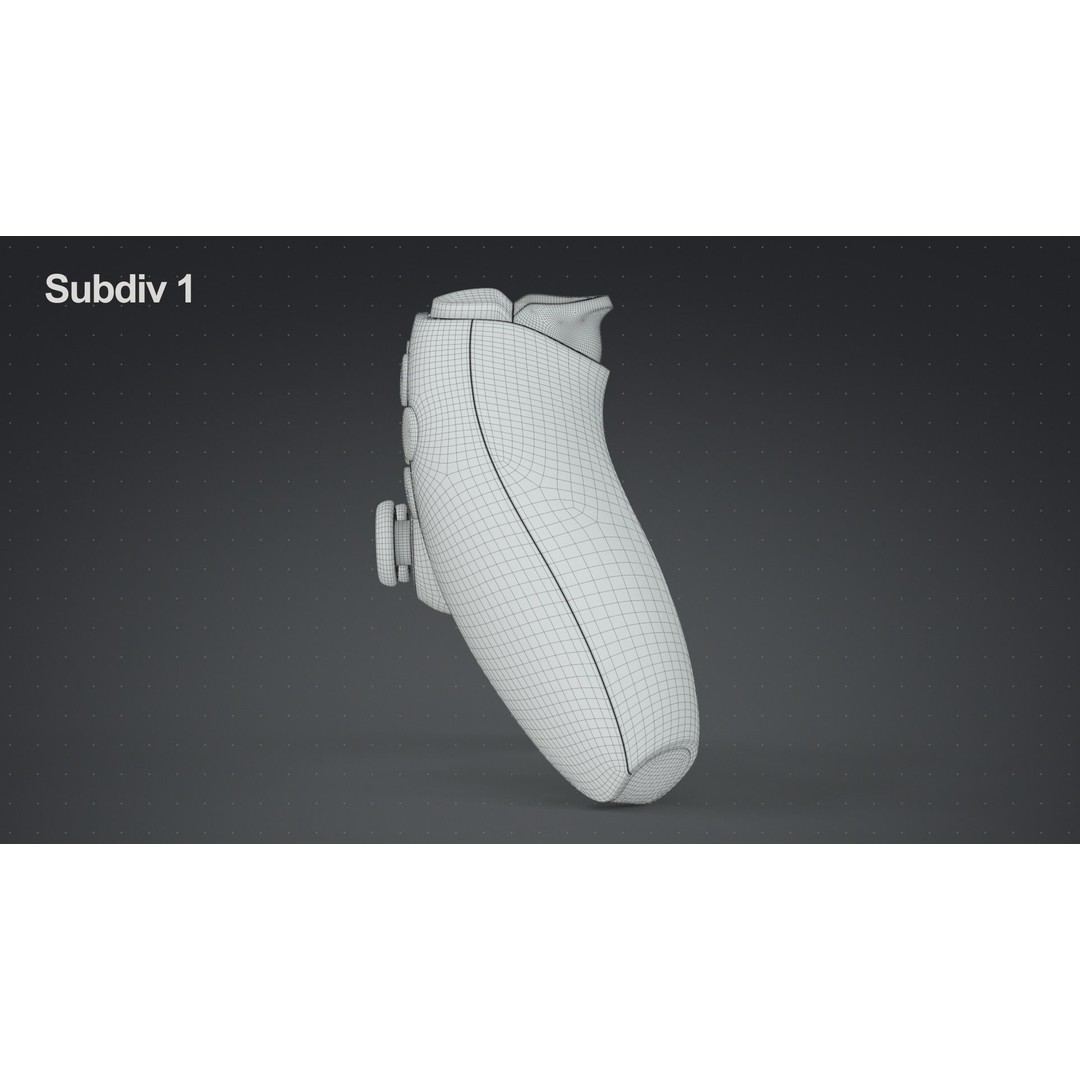 Dualsense Wireless Controller 3D Model – High Poly Game Asset, FBX, PBR - View 28