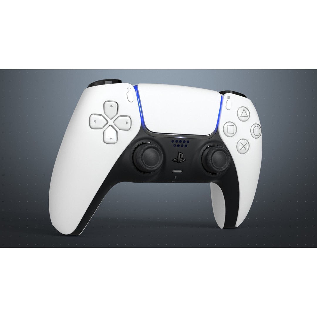 Dualsense Wireless Controller 3D Model – High Poly Game Asset, FBX, PBR - View 3