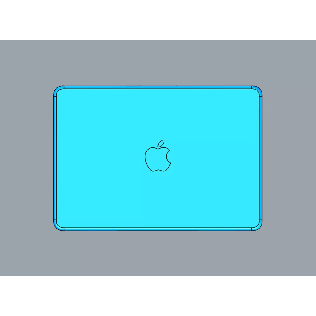 Apple MacBook Neo 3D Model – Detailed Computer Asset, FBX, OBJ - View 36