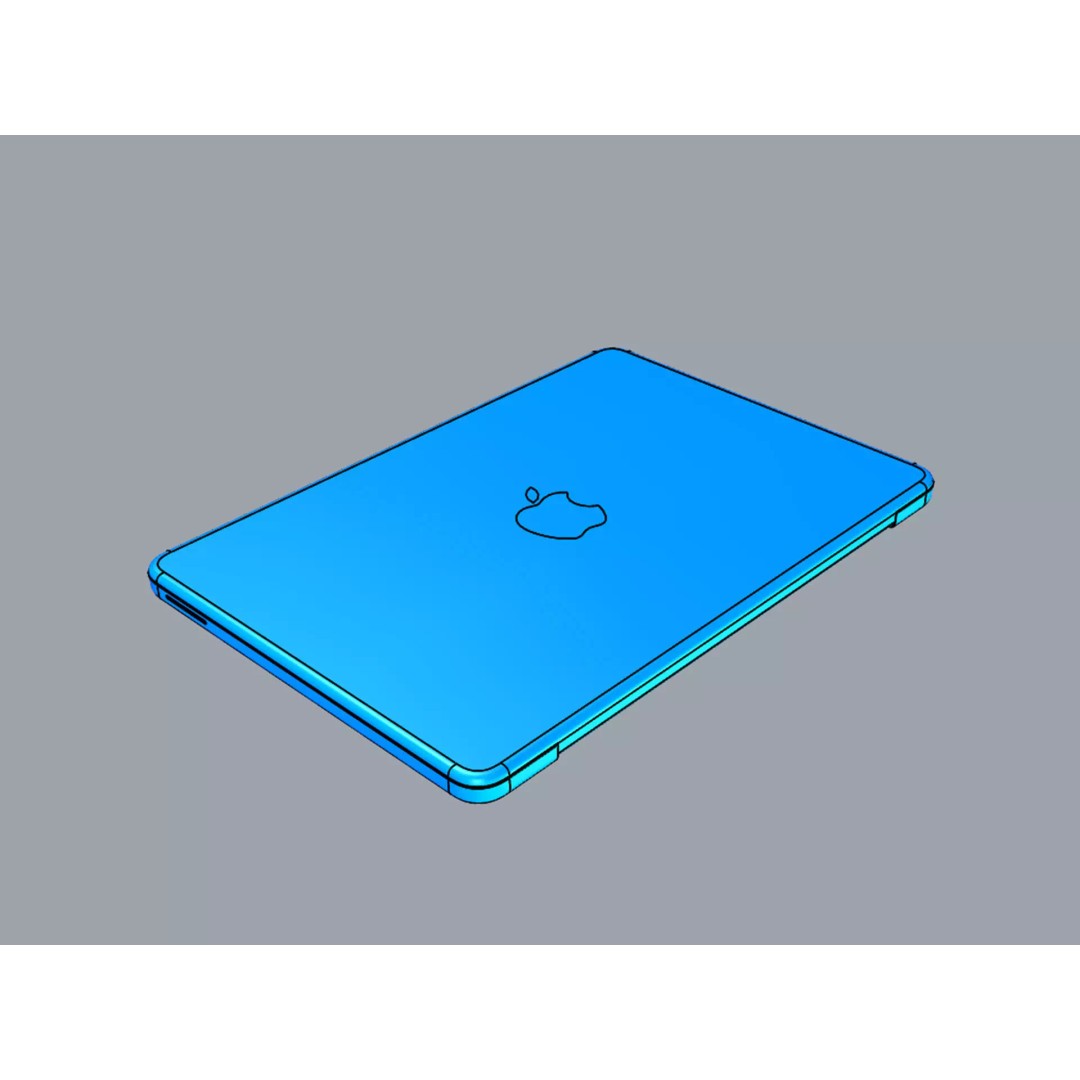 Apple MacBook Neo 3D Model – Detailed Computer Asset, FBX, OBJ - View 37