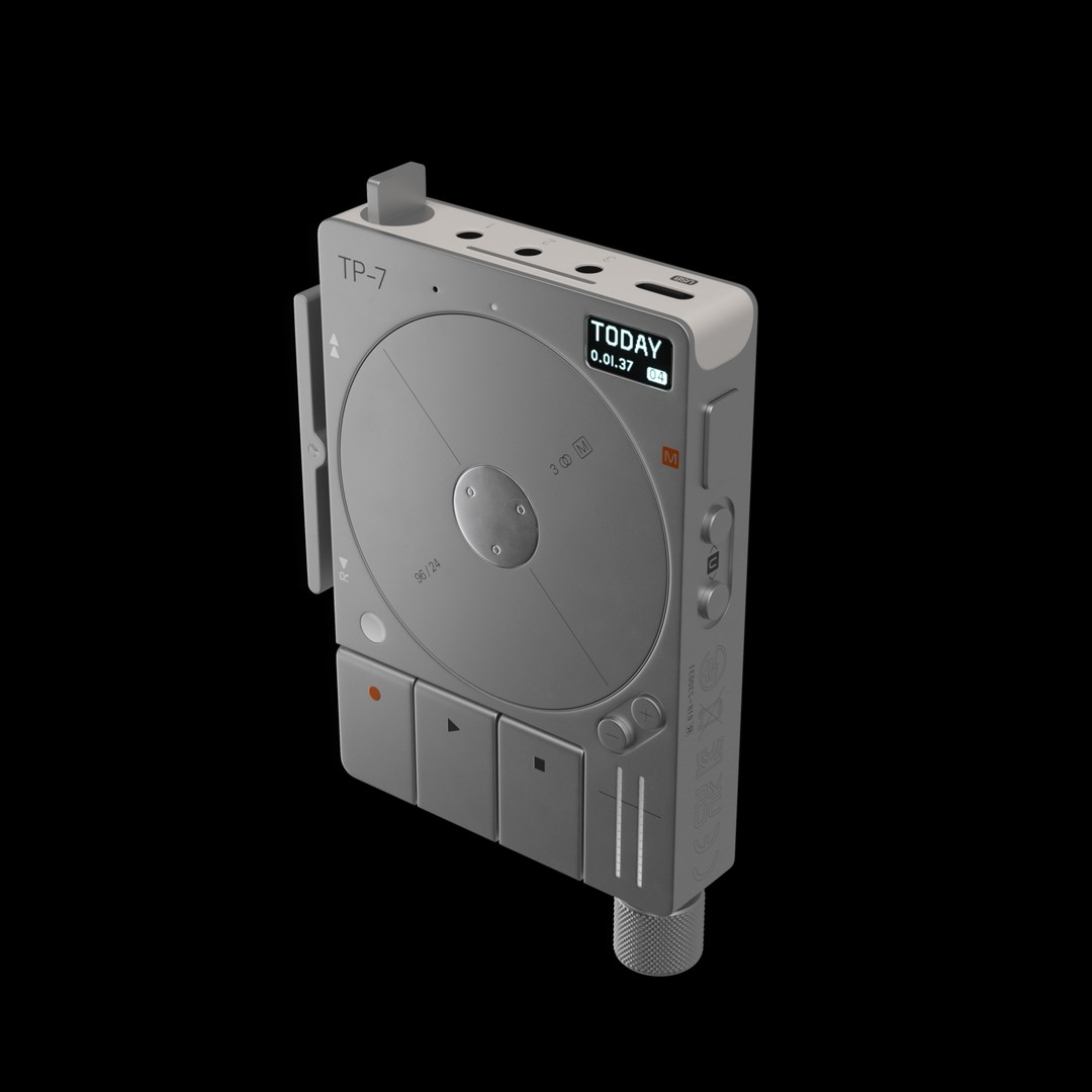 Teenage Engineering TP-7 3D Model – High Poly Audio Device, PBR Textures, FBX, OBJ - View 4