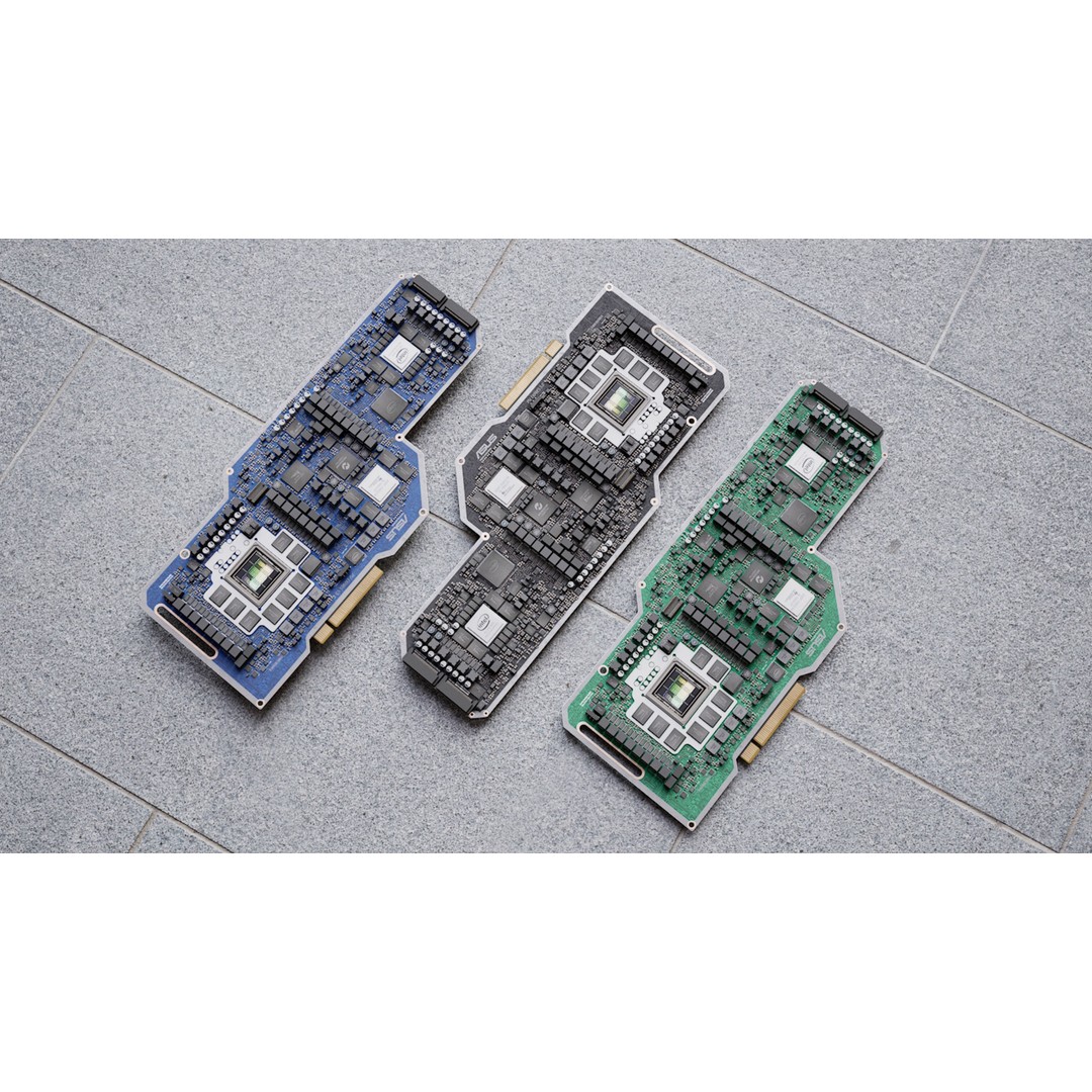 Electron Circuit Board Chip 3D Model – Detailed PBR Asset, FBX - View 6