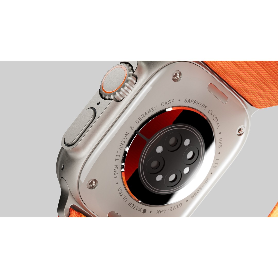 Apple Watch Ultra 3D Model – High Quality PBR, Blender, FBX, OBJ - View 4