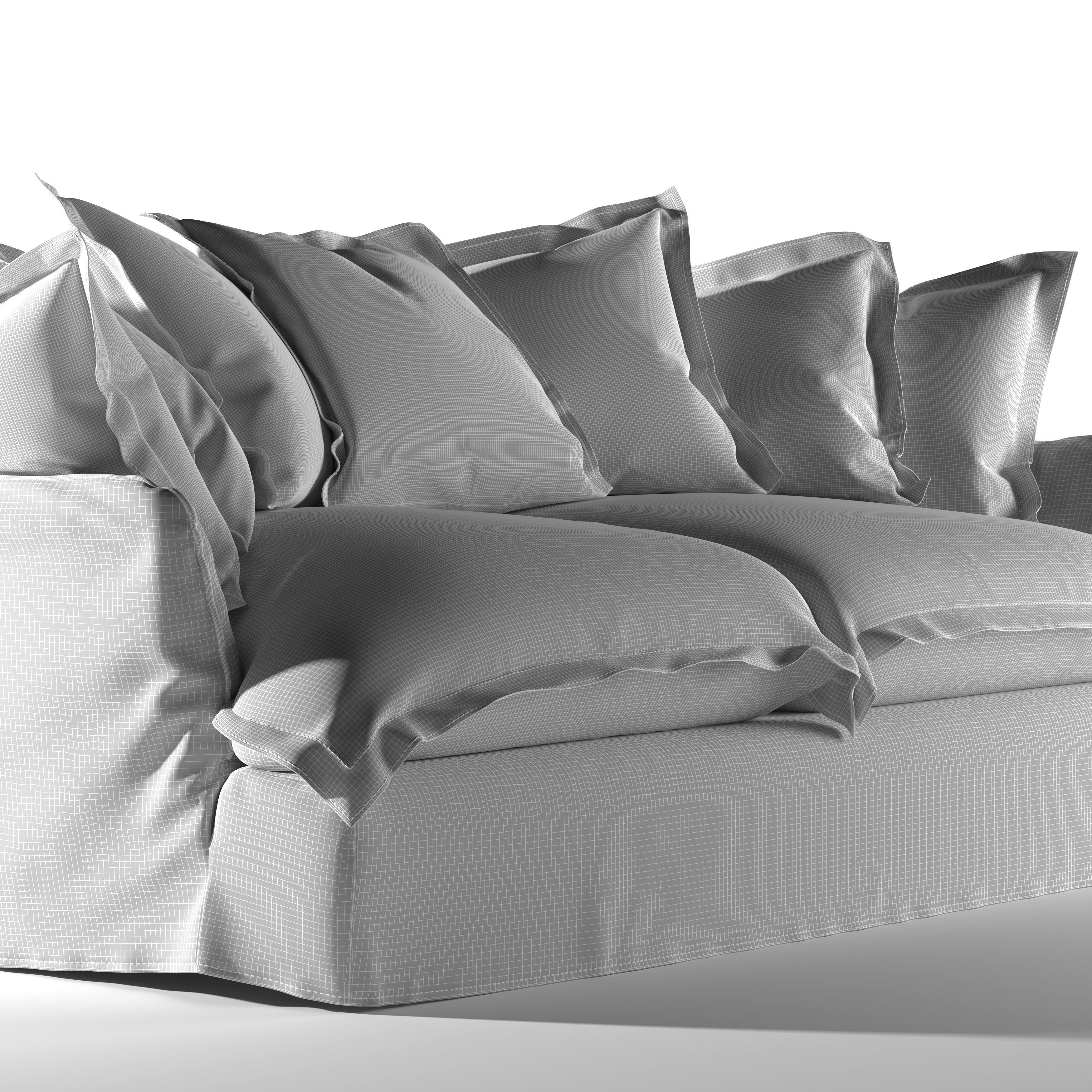 Maker and Son Sofa - Game-Ready 3D Model - View 14