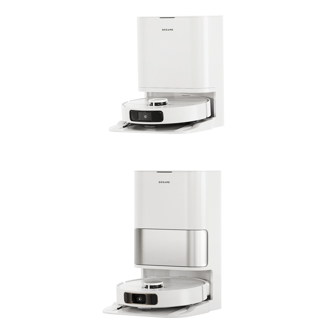 Dreame Vacuum Cleaner Set 3D Model – High-Poly, PBR Textures, FBX/OBJ - View 4