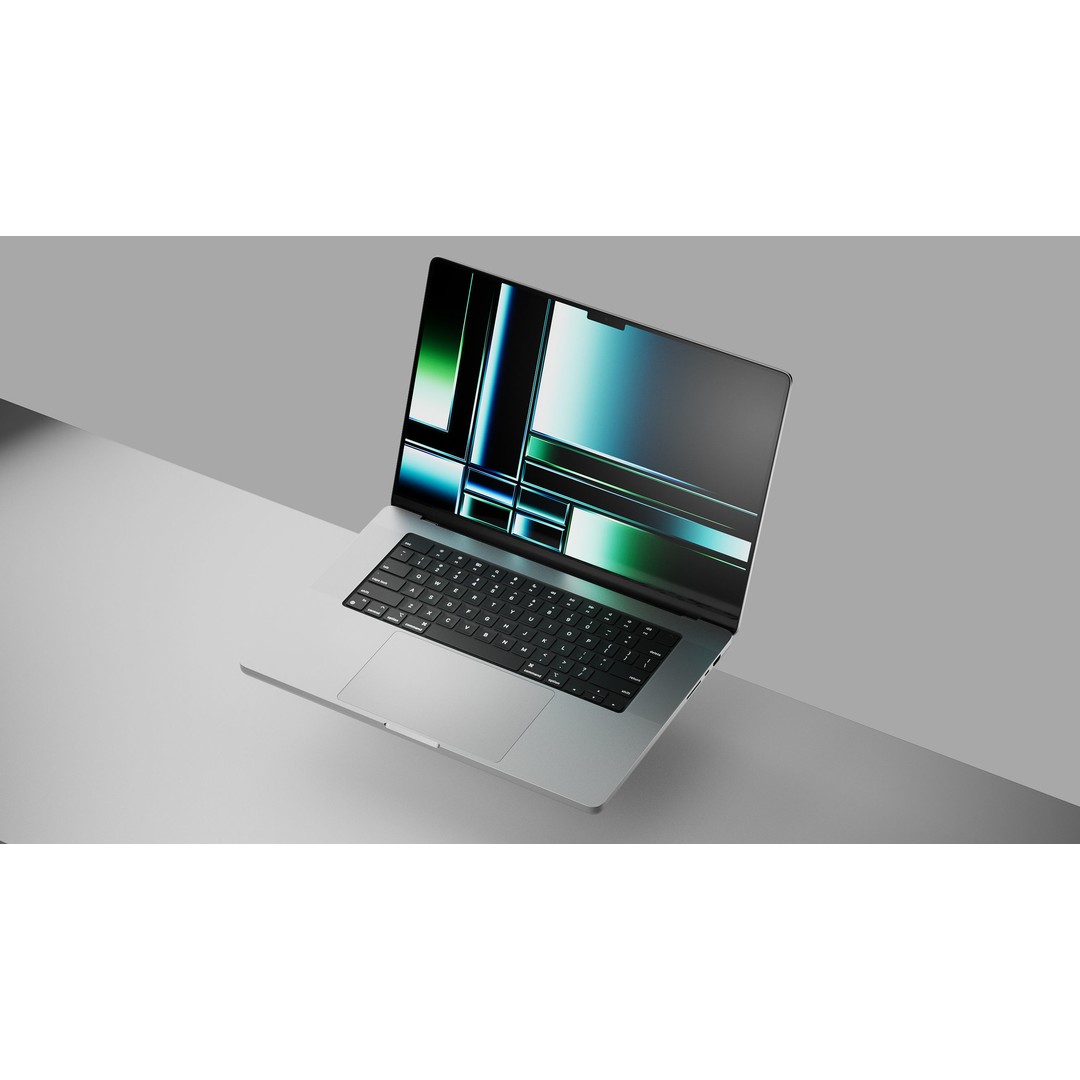 Apple M2 MacBook Pro 3D Model – High Quality Laptop, Blender, C4D - View 10