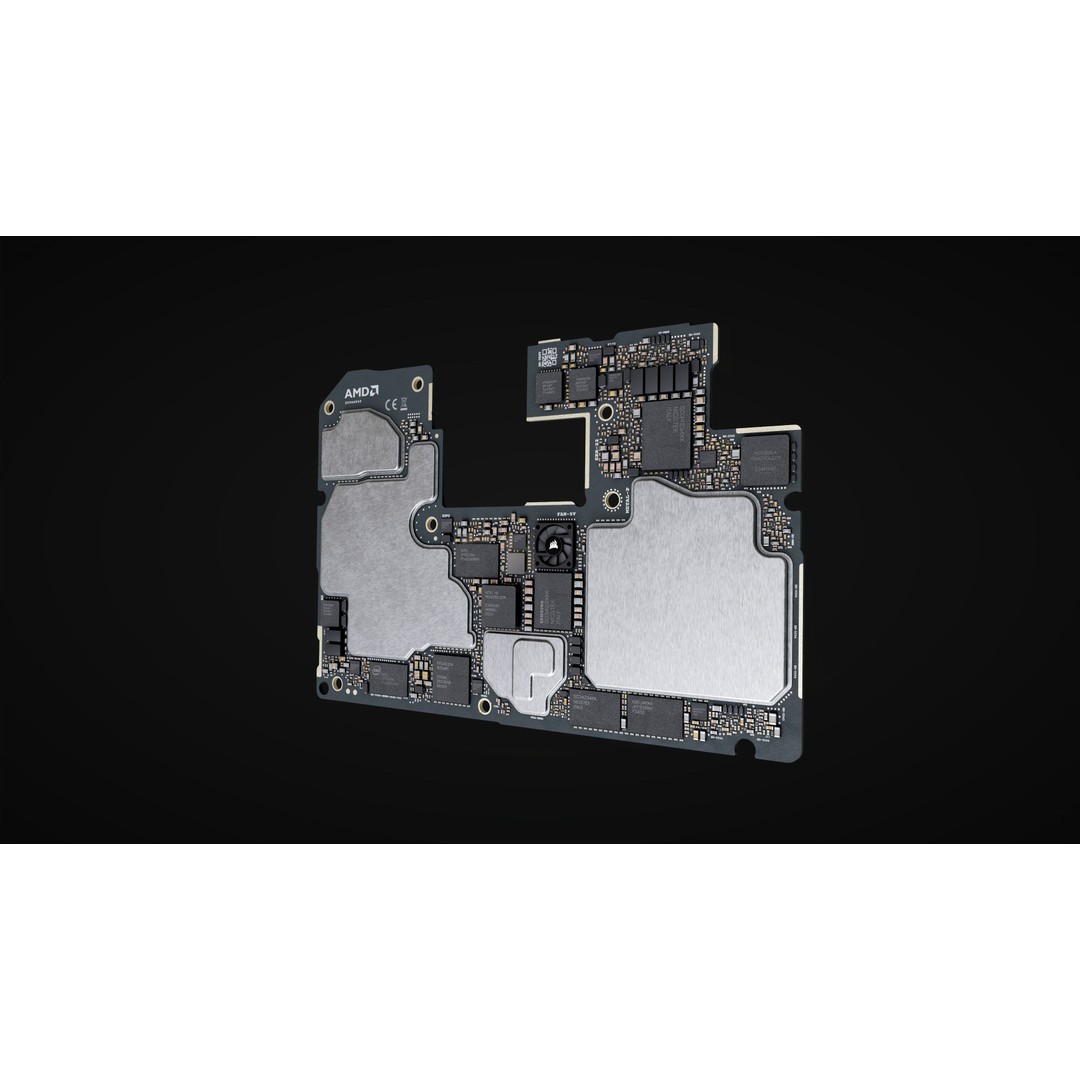 Electronic Board 3D Model – Detailed Circuit Design, FBX & OBJ Formats - View 4