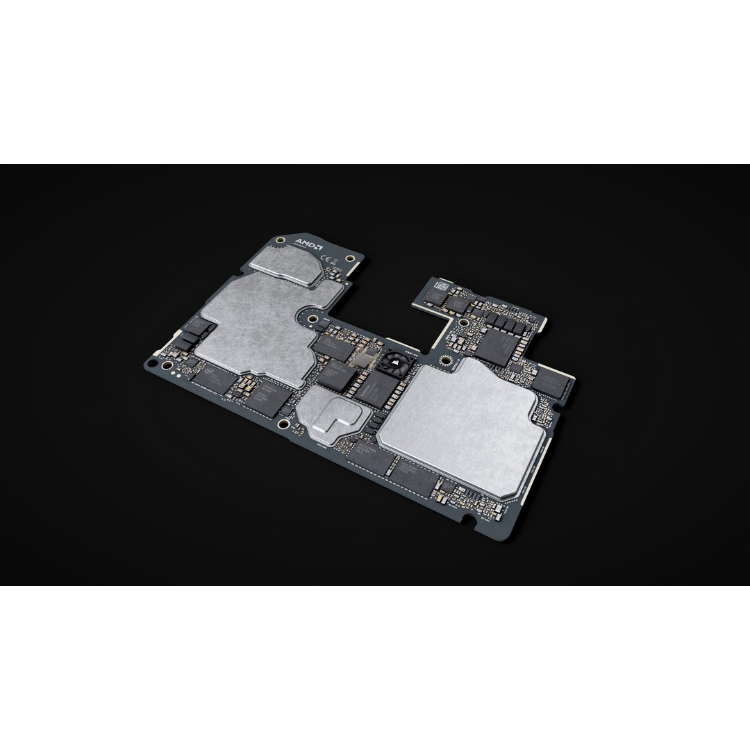 Electronic Board 3D Model – Detailed Circuit Design, FBX & OBJ Formats - View 5
